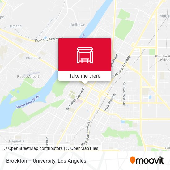 Brockton + University map