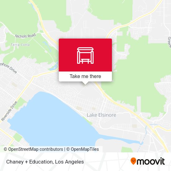 Chaney + Education map