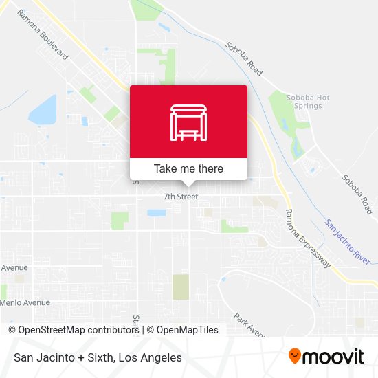 Mapa de San Jacinto + Sixth