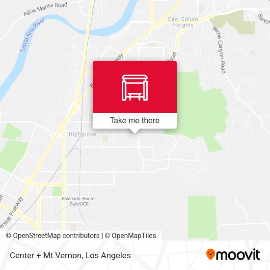Mapa de Center + Mt Vernon
