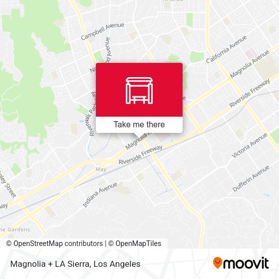 Magnolia + LA Sierra map