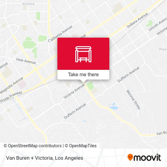 Mapa de Van Buren + Victoria