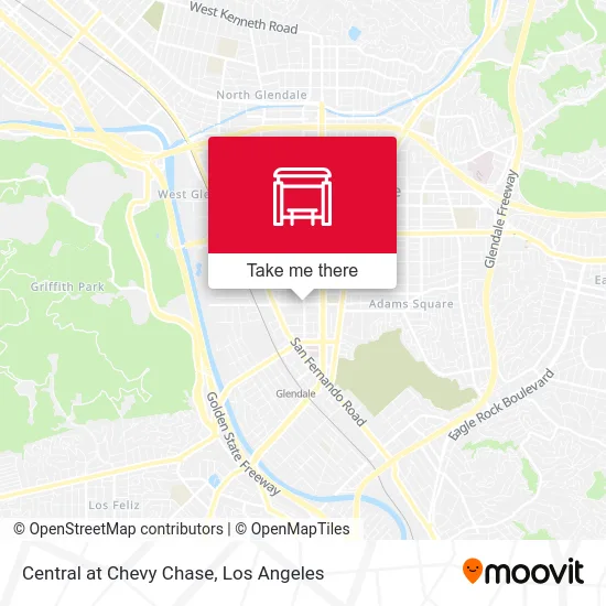 Central at Chevy Chase map