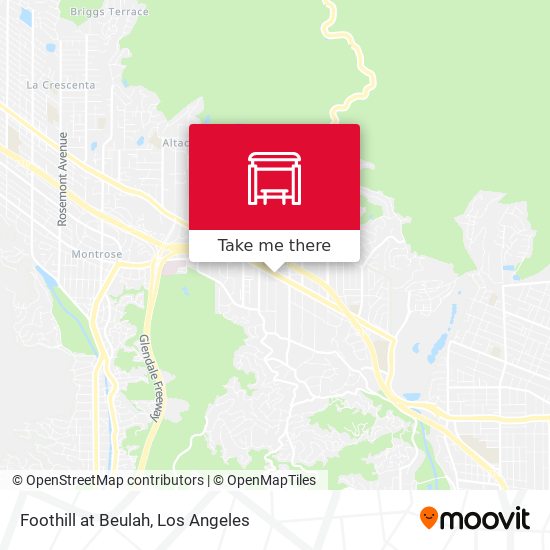 Mapa de Foothill at Beulah
