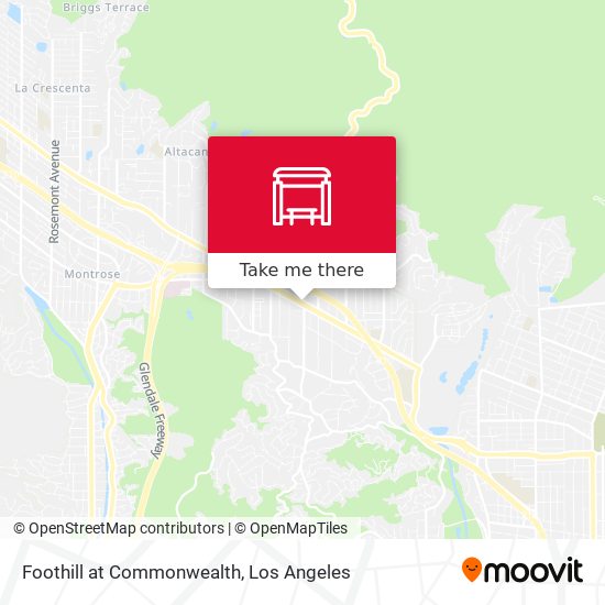 Mapa de Foothill at Commonwealth
