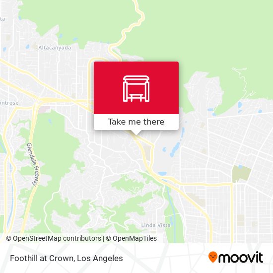 Foothill at Crown map