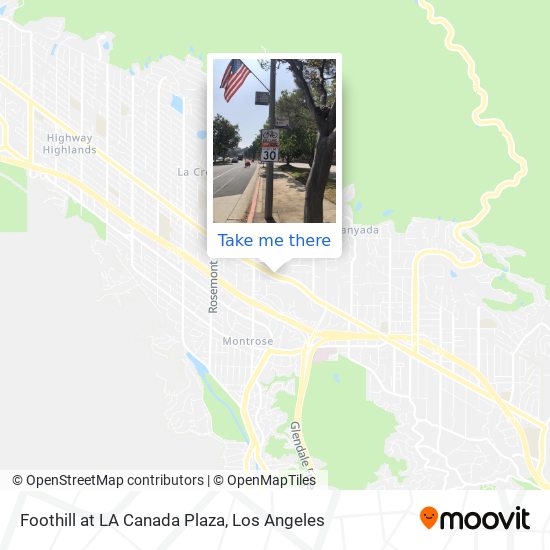 Mapa de Foothill at LA Canada Plaza