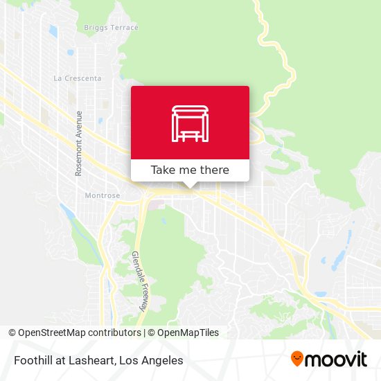 Foothill at Lasheart map