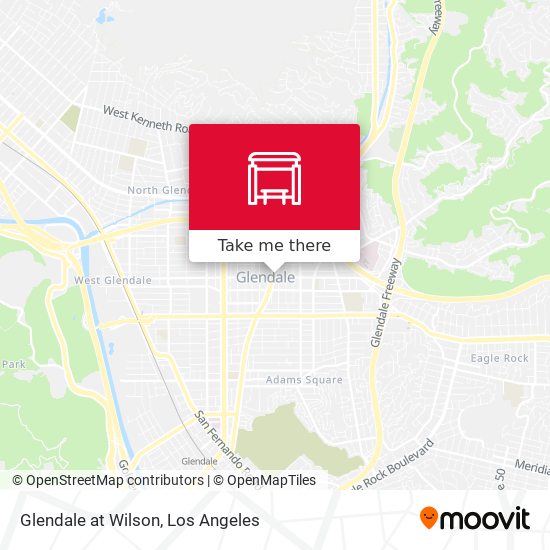 Mapa de Glendale at Wilson