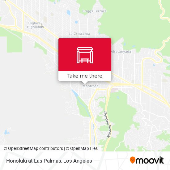 Honolulu at Las Palmas map