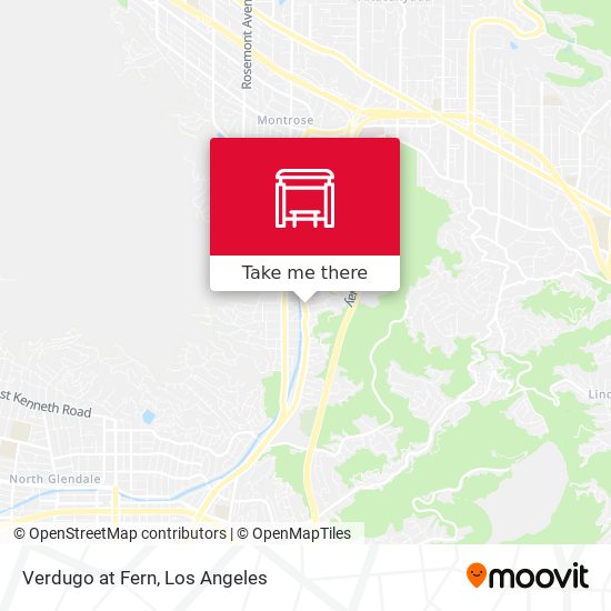 Verdugo at Fern map