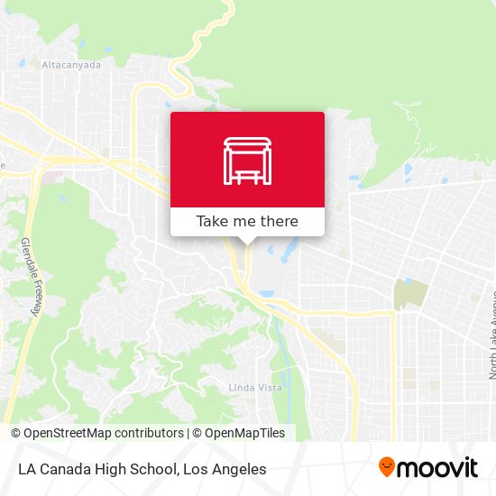 Mapa de LA Canada High School