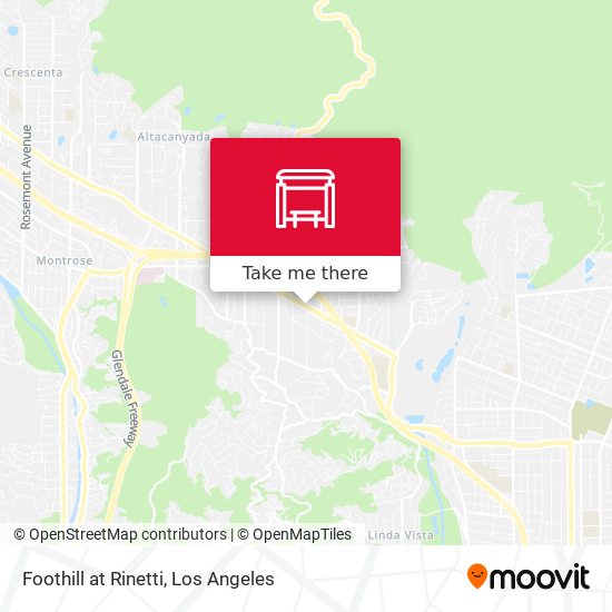 Foothill at Rinetti map