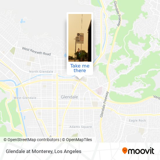 Mapa de Glendale at Monterey