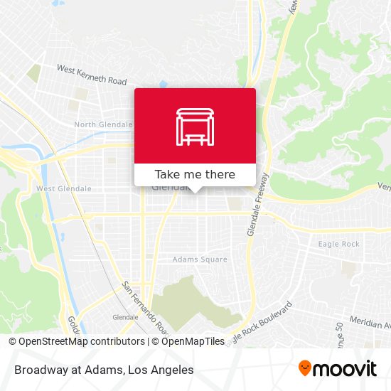 Mapa de Broadway at Adams