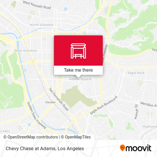 Chevy Chase at Adams map