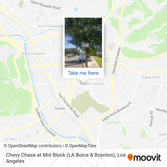 Chevy Chase at Mid Block (LA Boice & Boynton) map