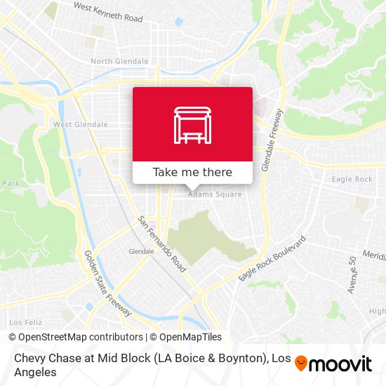 Chevy Chase at Mid Block (LA Boice & Boynton) map