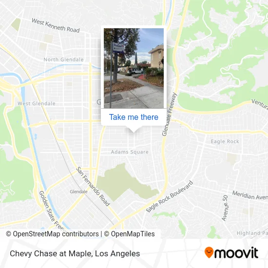 Chevy Chase at Maple map