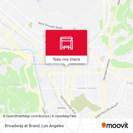 Broadway at Brand map