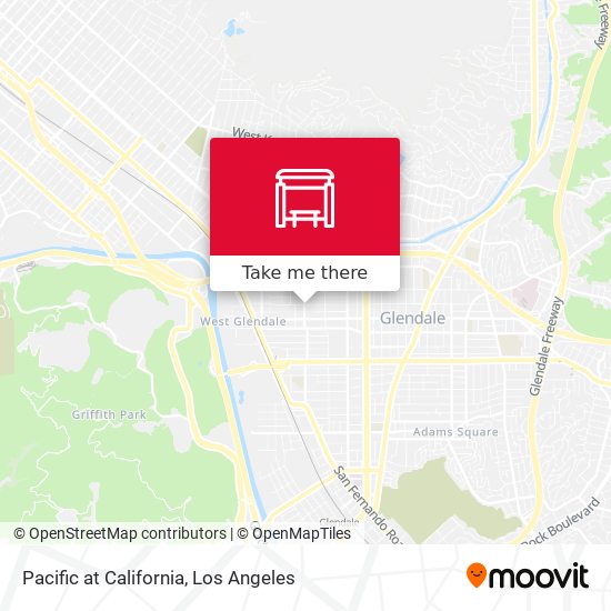 Pacific at California map