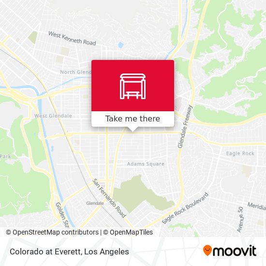 Colorado at Everett map