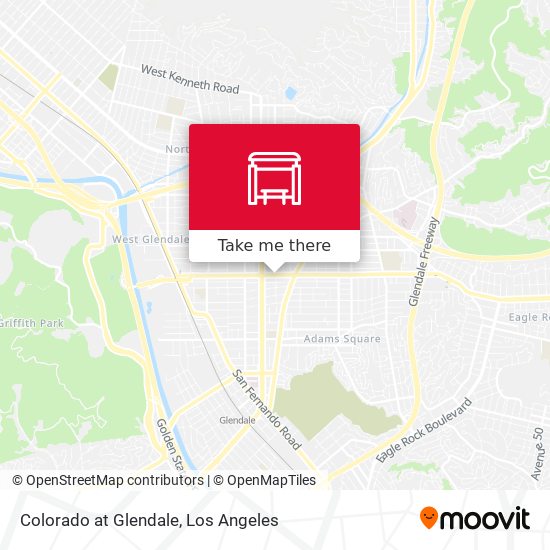 Colorado at Glendale map