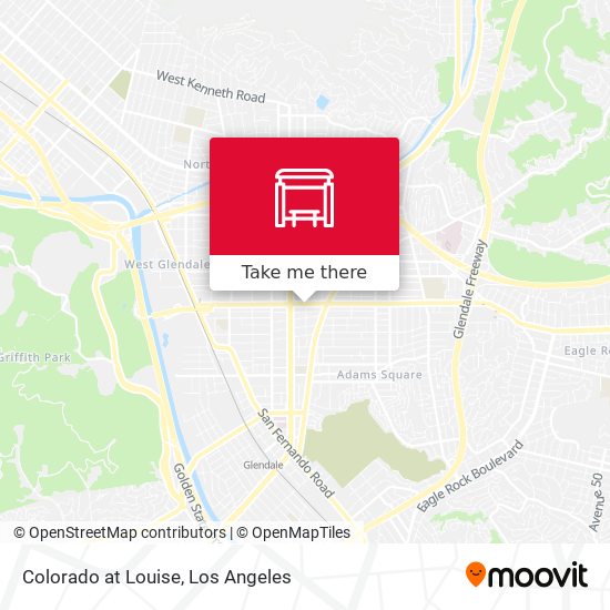 Colorado at Louise map