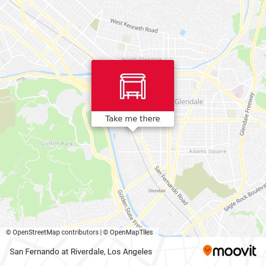 Mapa de San Fernando at Riverdale