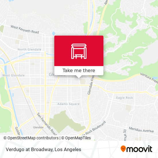 Mapa de Verdugo at Broadway