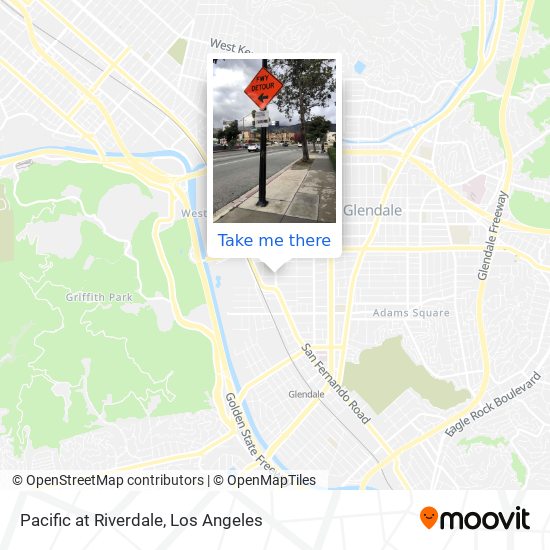 Pacific at Riverdale map