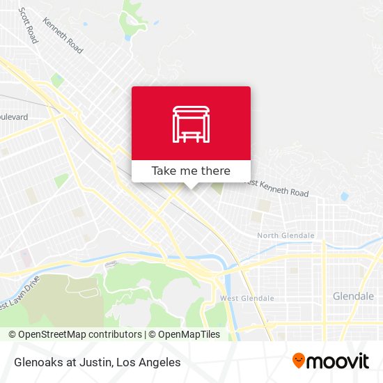 Glenoaks at Justin map