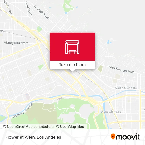 Flower at Allen map