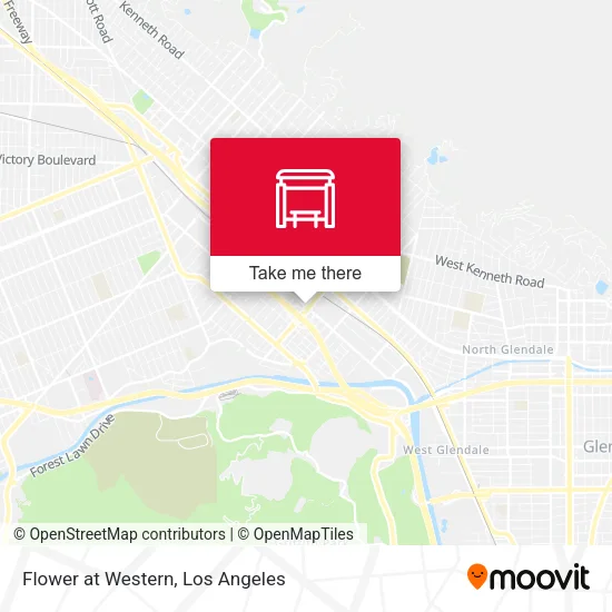 Flower at Western map
