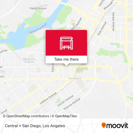 Central + San Diego map