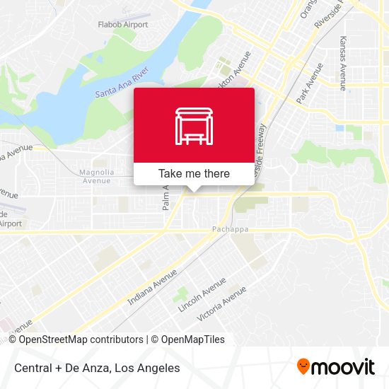 Central + De Anza map