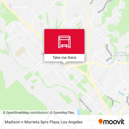 Mapa de Madison + Murrieta Sprs Plaza