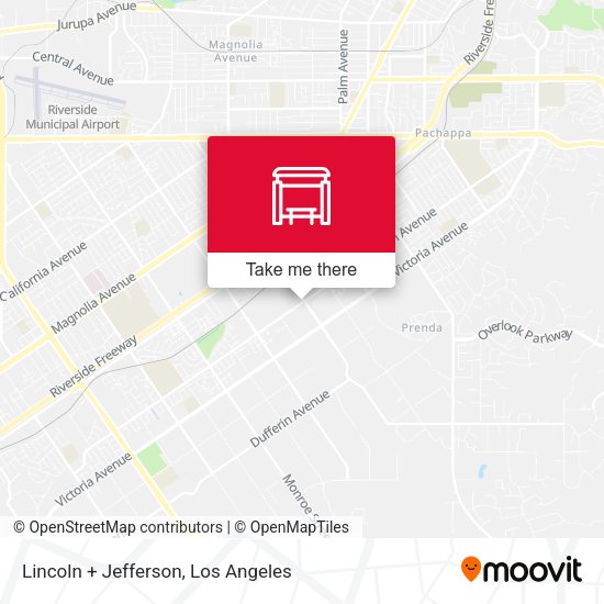 Lincoln + Jefferson map