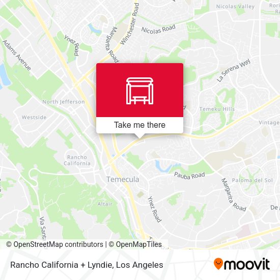 Rancho California + Lyndie map