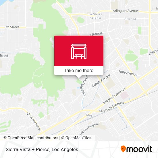 Sierra Vista + Pierce map