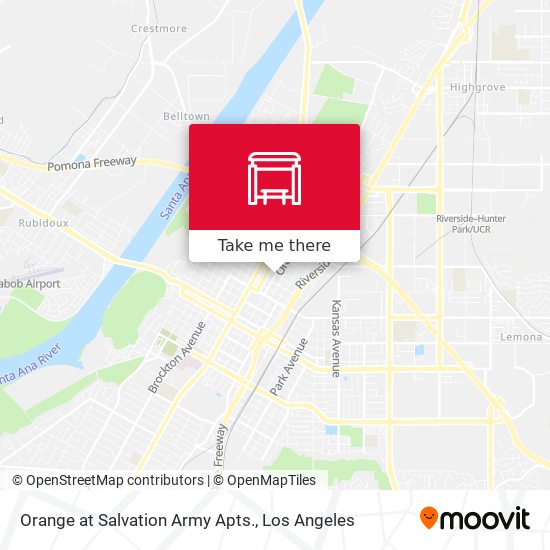 Orange at Salvation Army Apts. map