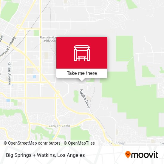 Mapa de Big Springs + Watkins