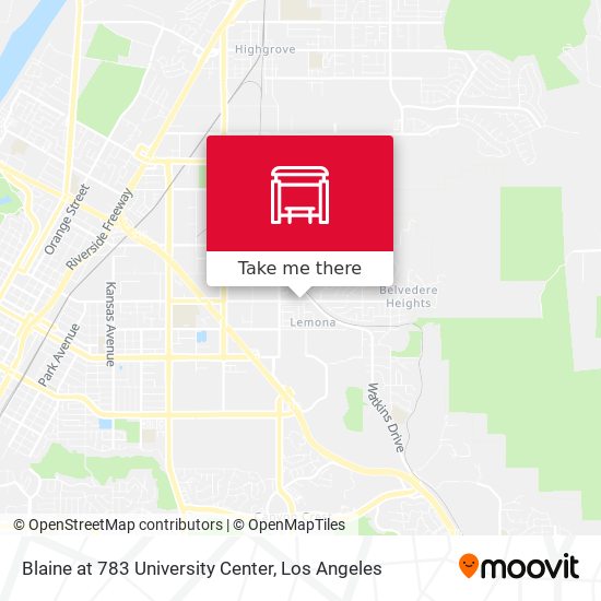 Mapa de Blaine at 783 University Center