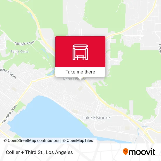 Collier + Third St. map