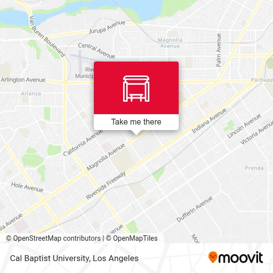 Cal Baptist University map