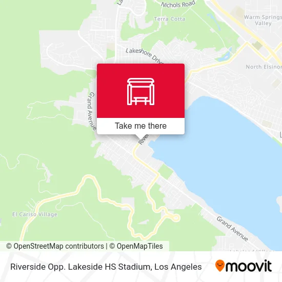 Riverside Opp. Lakeside HS Stadium map