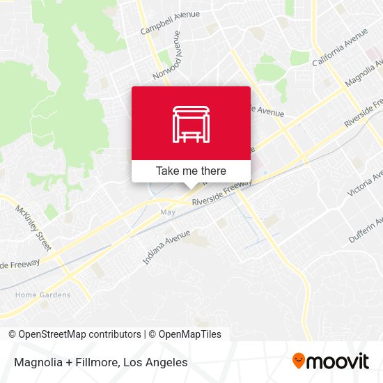 Mapa de Magnolia + Fillmore