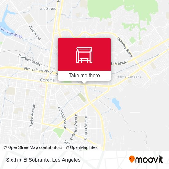 Sixth + El Sobrante map