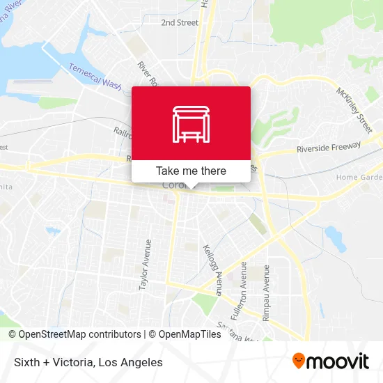 Sixth + Victoria map