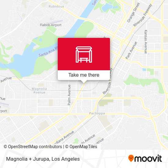 Mapa de Magnolia + Jurupa